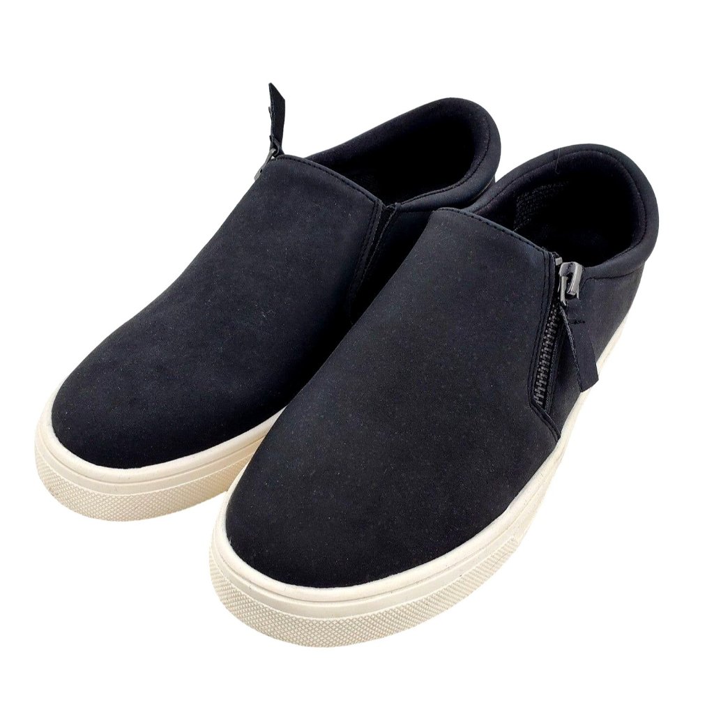Kensie 7.5 Sneaker Woman Soren Zip Side Slip-On Shoe Minimalist Athleisure Casua — image 4 of 8